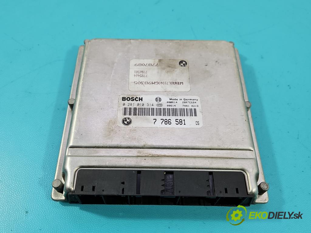 Bmw 5 E39 1996-2003 3.0d 184hp manual 135 kW 2926 cm3 4- riadiaca jednotka motora 7786581