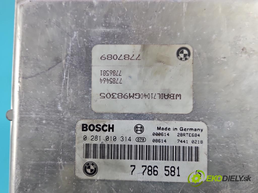 Bmw 5 E39 1996-2003 3.0d 184hp manual 135 kW 2926 cm3 4- riadiaca jednotka motora 7786581