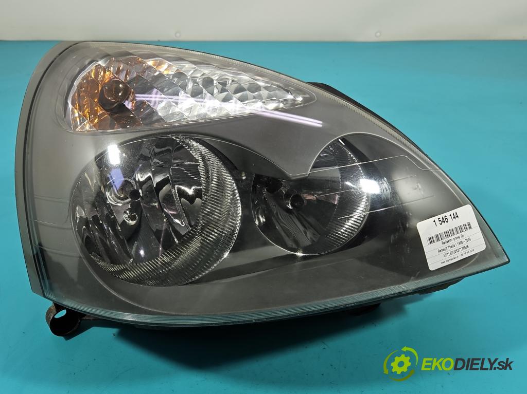 Renault Thalia I 1998-2009 1.2 16V 75 HP manual 55 kW 1149 cm3 4- Reflektor: pravý 8200509821 (Svetlo predné pravé)