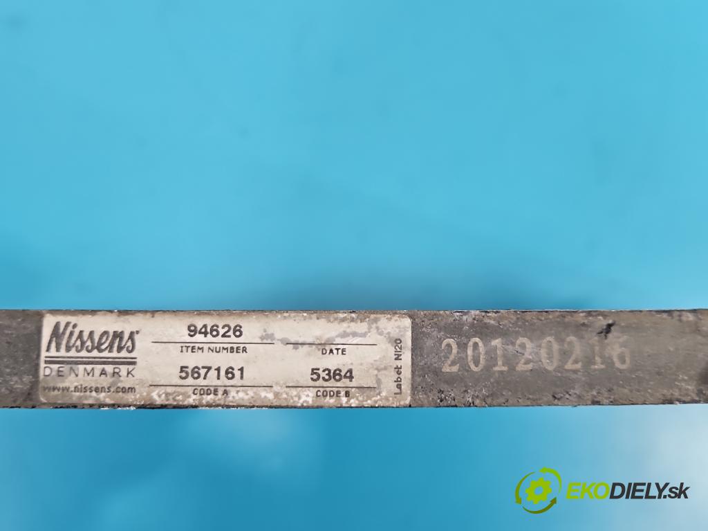 Renault Megane II 2003-2008 1.4 16V 98 HP manual 72 kW 1390 cm3 5- chladič klimatizácie  (Chladič klimatizácie)