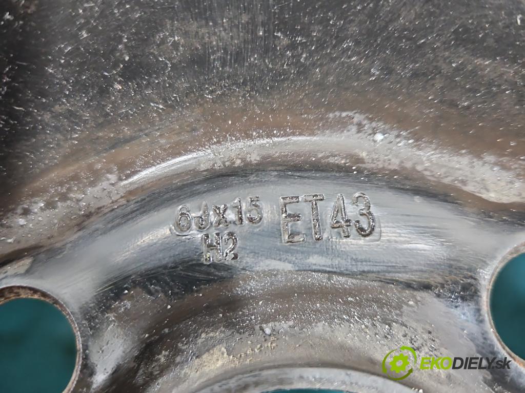 Opel Meriva A 2002-2010 1.6 16V 105 HP manual 77 kW 1598 cm3 5- Disk oceľový 15"