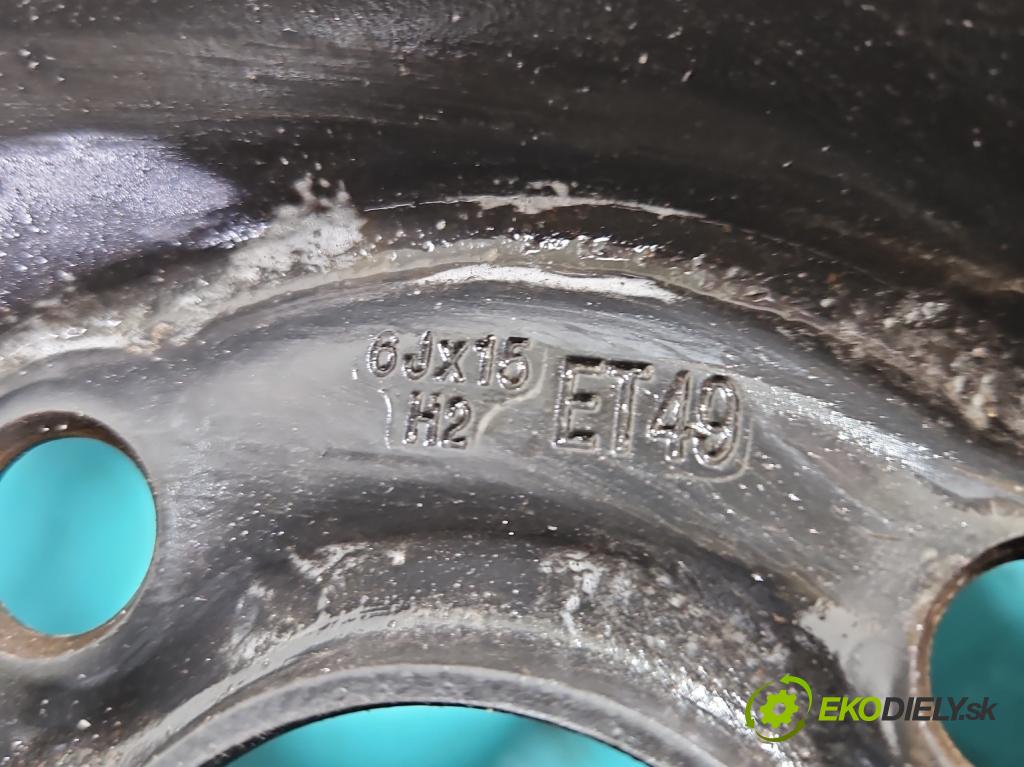 Opel Meriva A 2002-2010 1.6 16V 105 HP manual 77 kW 1598 cm3 5- Disk oceľový 15"