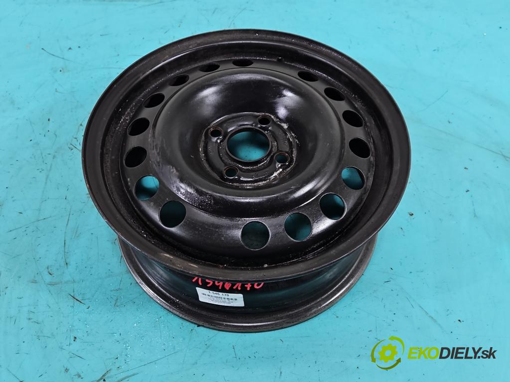 Opel Meriva A 2002-2010 1.6 16V 105 HP manual 77 kW 1598 cm3 5- Disk oceľový 15