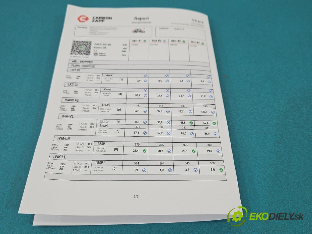 Opel Vectra C 2002-2008 1.9d 150 HP manual 110 kW 1910 cm3 5- vstrek komplet 0445110159