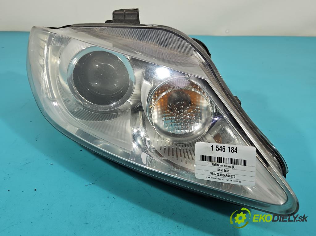 Seat Exeo 2.0 tdi 143 HP manual 105 kW 1968 cm3 5- Reflektor: pravý 3R1941008D (Svetlo predné pravé)