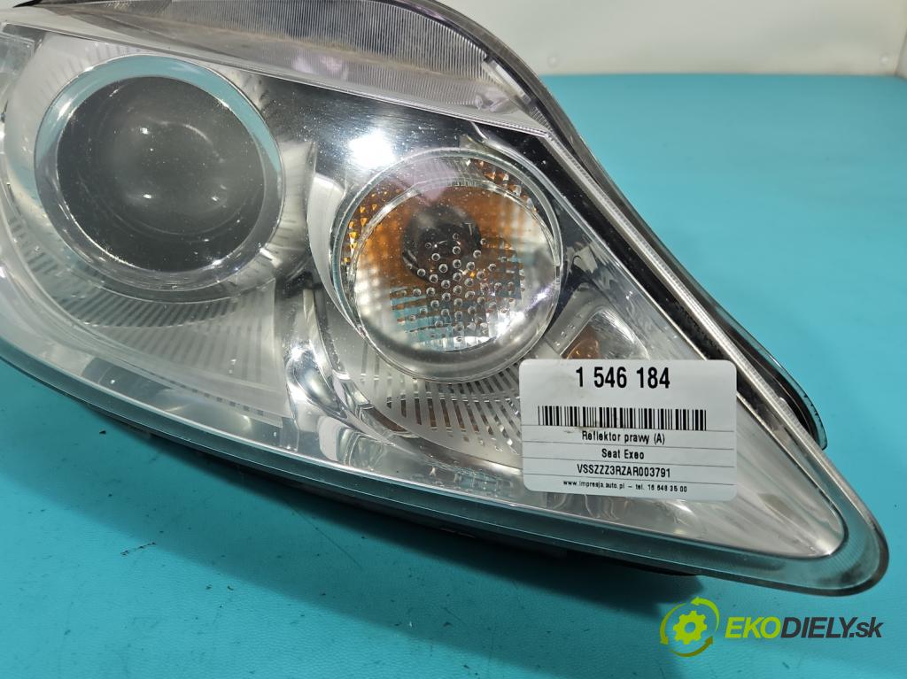 Seat Exeo 2.0 tdi 143 HP manual 105 kW 1968 cm3 5- Reflektor: pravý 3R1941008D (Svetlo predné pravé)