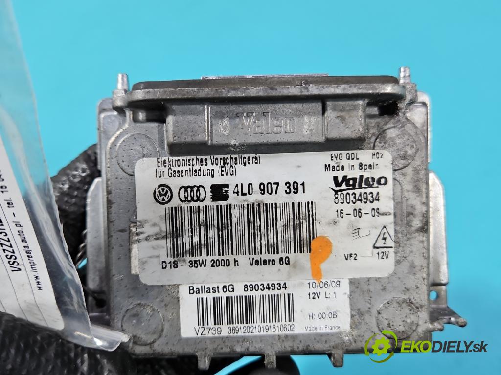 Seat Exeo 2.0 tdi 143 HP manual 105 kW 1968 cm3 5- střídač: xenon 4L0907391 (Riadiaca jednotka xenónu)