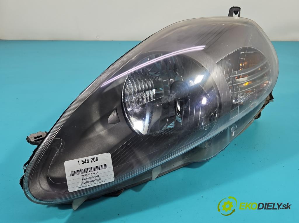 Fiat Punto Grande 1.4 T 120 HP manual 88 kW 1368 cm3 5- Reflektor: ľavý (Kľučka dverí ostatné)