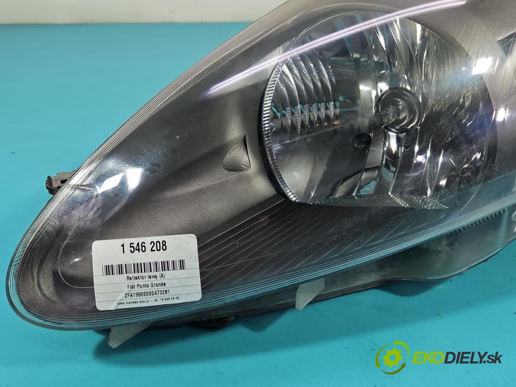 Fiat Punto Grande 1.4 T 120 HP manual 88 kW 1368 cm3 5- Reflektor: ľavý (Kľučka dverí ostatné)