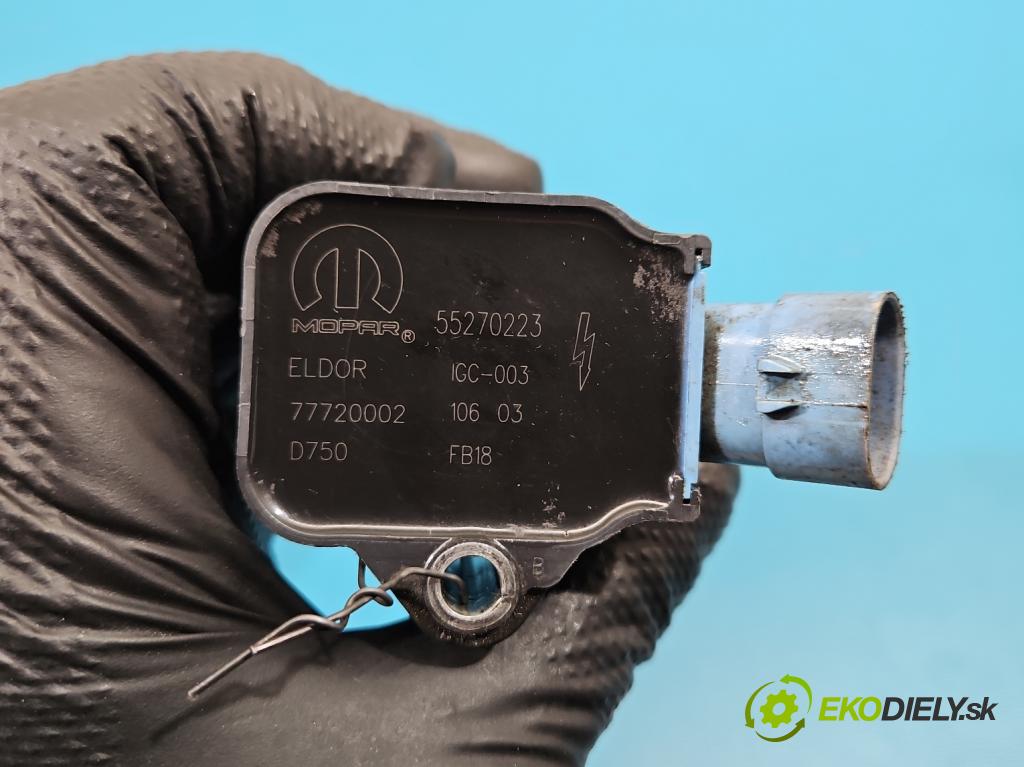 Fiat Punto Grande 1.4 T 120 HP manual 88 kW 1368 cm3 5- cievka zapaľovacia 55270223 (Zapaľovacia cievka)