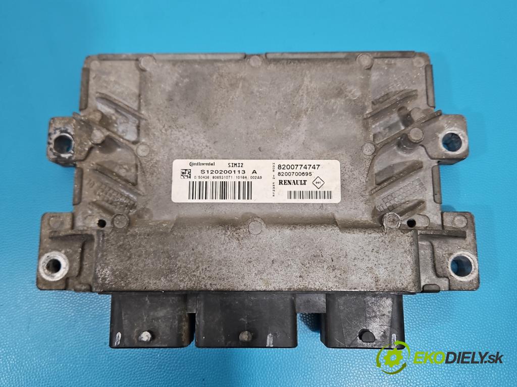 Renault Twingo II 2007-2014 1.2 8V 58 HP manual 43 kW 1149 cm3 3- riadiaca jednotka motora 8200774747