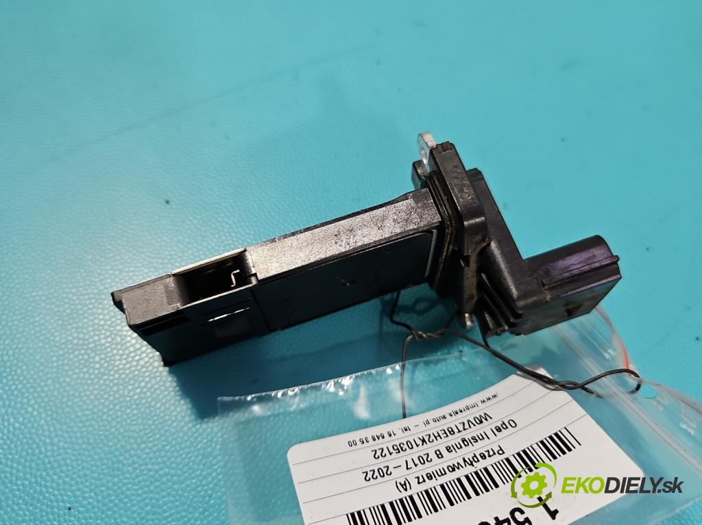 Opel Insignia B 2017-2022 2.0 cdti 209KM automatic 154 kW 1956 cm3 5- průtokoměr: AFH70M-123 (Váha vzduchu)