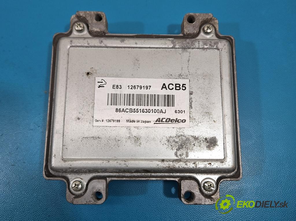 Opel Corsa E 2014-2019 1.4 16V 75 HP manual 55 kW 1398 cm3 5- riadiaca jednotka motora 12679197