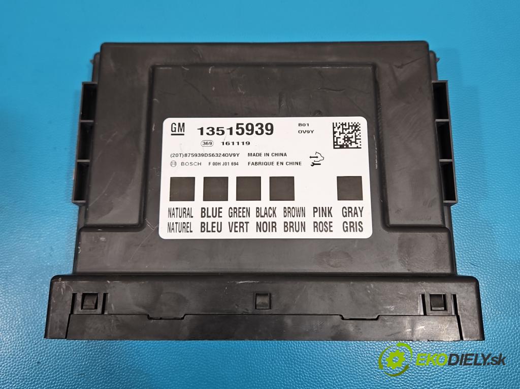 Opel Corsa E 2014-2019 1.4 16V 75 HP manual 55 kW 1398 cm3 5- riadiaca jednotka motora 12679197