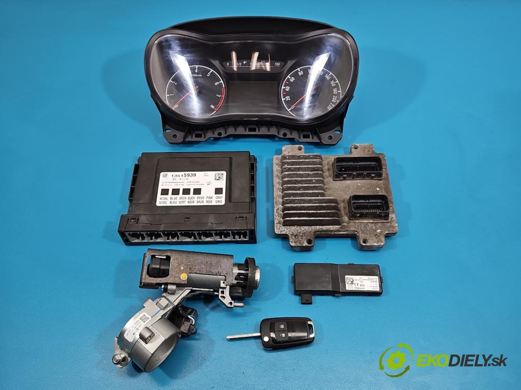 Opel Corsa E 2014-2019 1.4 16V 75 HP manual 55 kW 1398 cm3 5- riadiaca jednotka motora 12679197