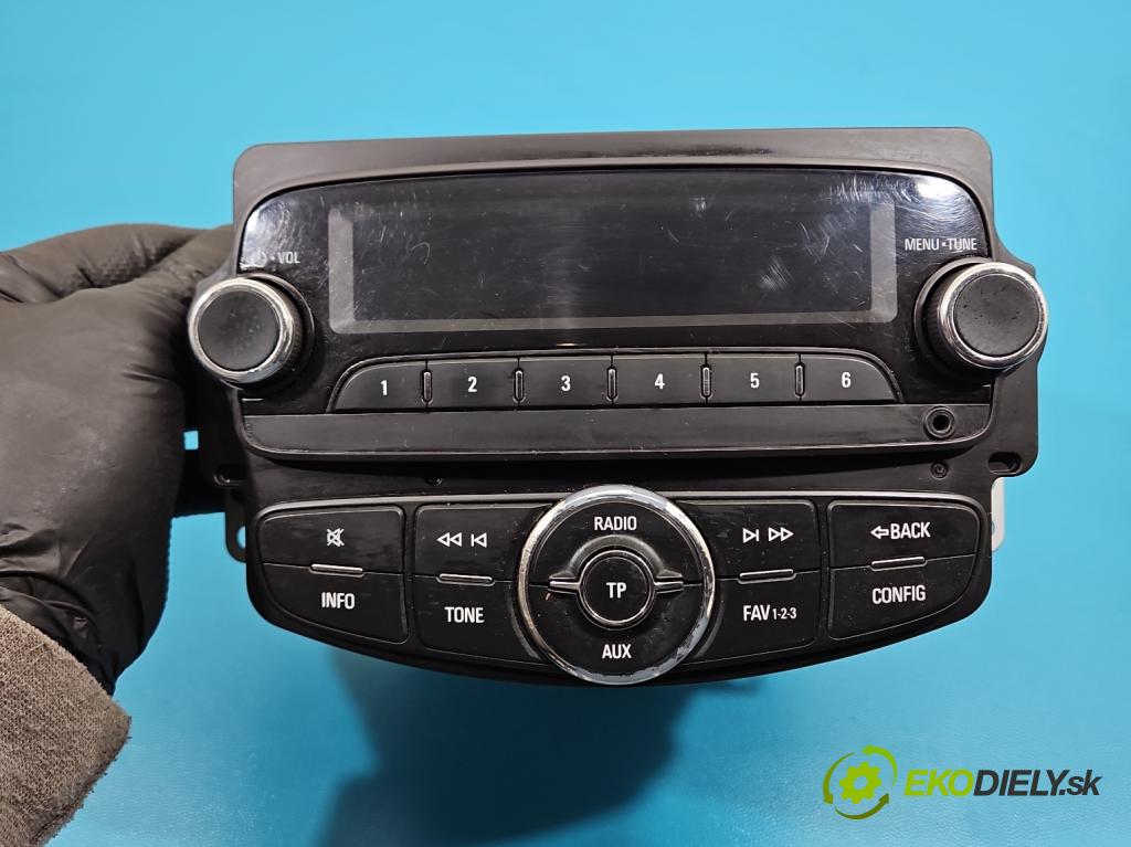 Opel Corsa E 2014-2019 1.4 16V 75 HP manual 55 kW 1398 cm3 5- Radio originál 39068066