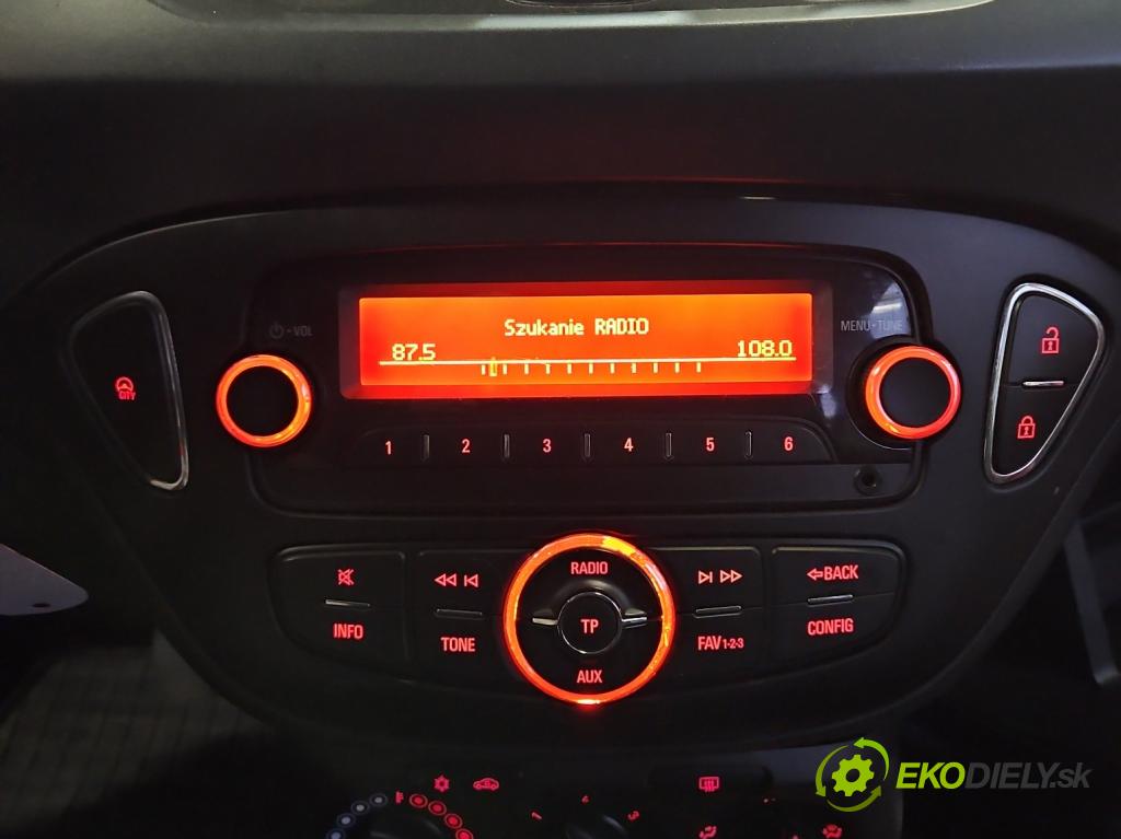 Opel Corsa E 2014-2019 1.4 16V 75 HP manual 55 kW 1398 cm3 5- Radio originál 39068066