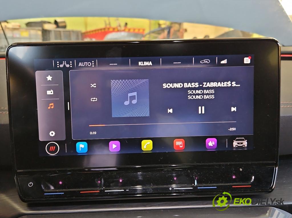 Cupra Formentor 20- 1.5 TSI 150 HP automatic 110 kW 1498 cm3 5- Radio originál 5FA919605