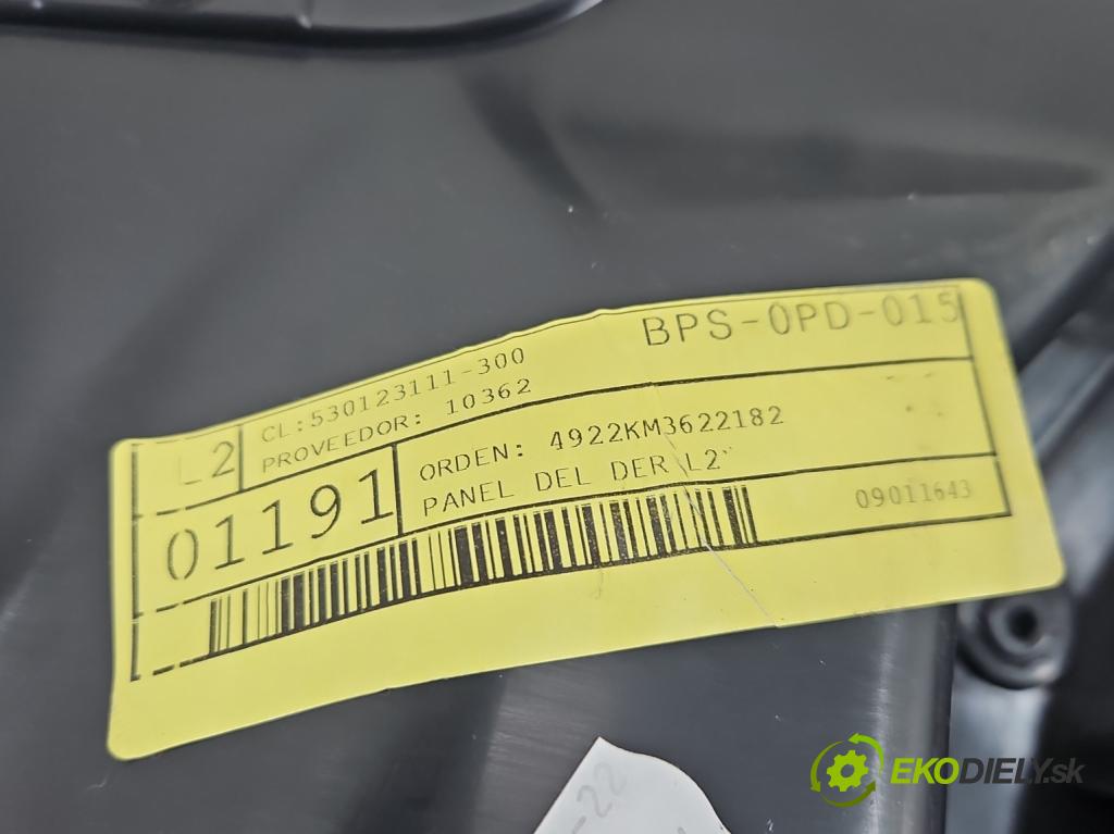 Cupra Formentor 20- 1.5 TSI 150 hp automatic 110 kW 1498 cm3 5- Tapacír: dveře přední pravé 5FF867012D