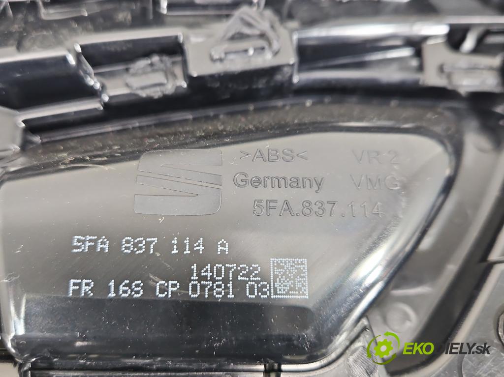 Cupra Formentor 20- 1.5 TSI 150 hp automatic 110 kW 1498 cm3 5- Tapacír: dveře přední pravé 5FF867012D