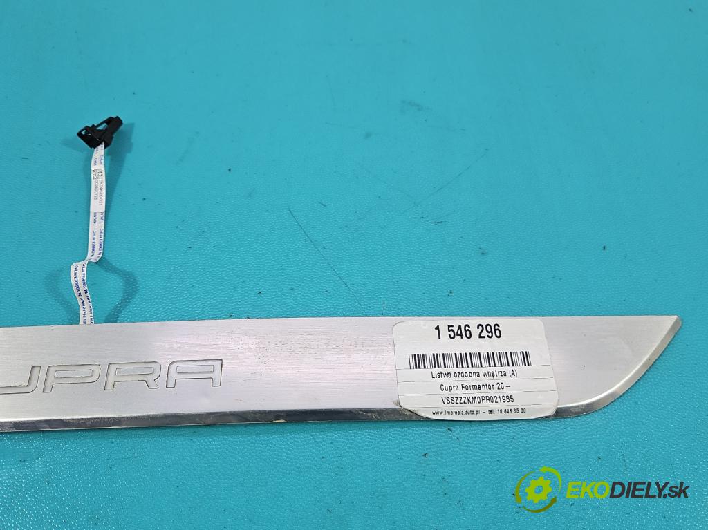 Cupra Formentor 20- 1.5 TSI 150 HP automatic 110 kW 1498 cm3 5- lišta ozdobná vnitŕní: 5F4947417D