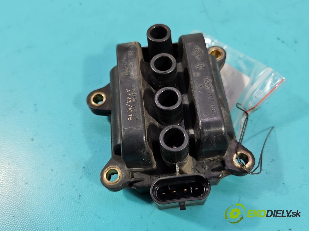 Renault Modus 1.2 16V 75 HP manual 55 kW 1149 cm3 5- cievka zapaľovacia 8200702693 (Zapaľovacia cievka)