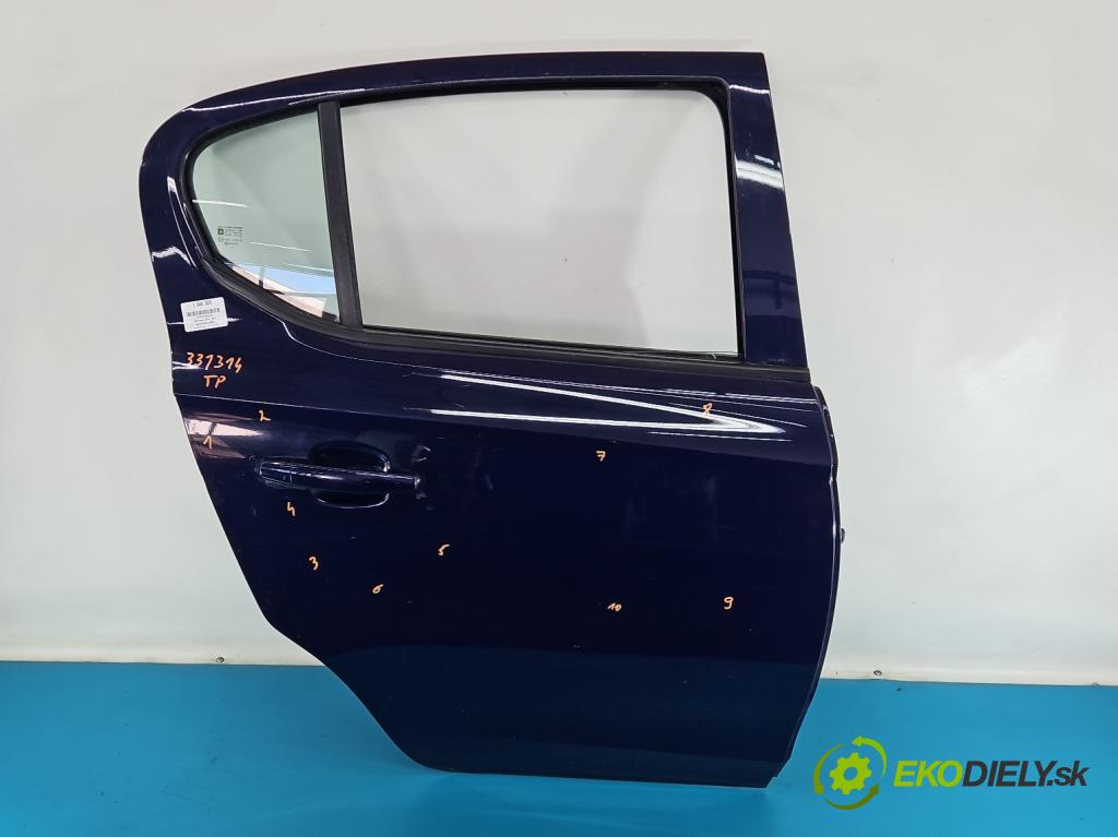 Opel Corsa E 2014-2019 1.4 16V 75 HP manual 55 kW 1398 cm3 5- dvere zadné pravé  (Kľučka dverí ostatné)