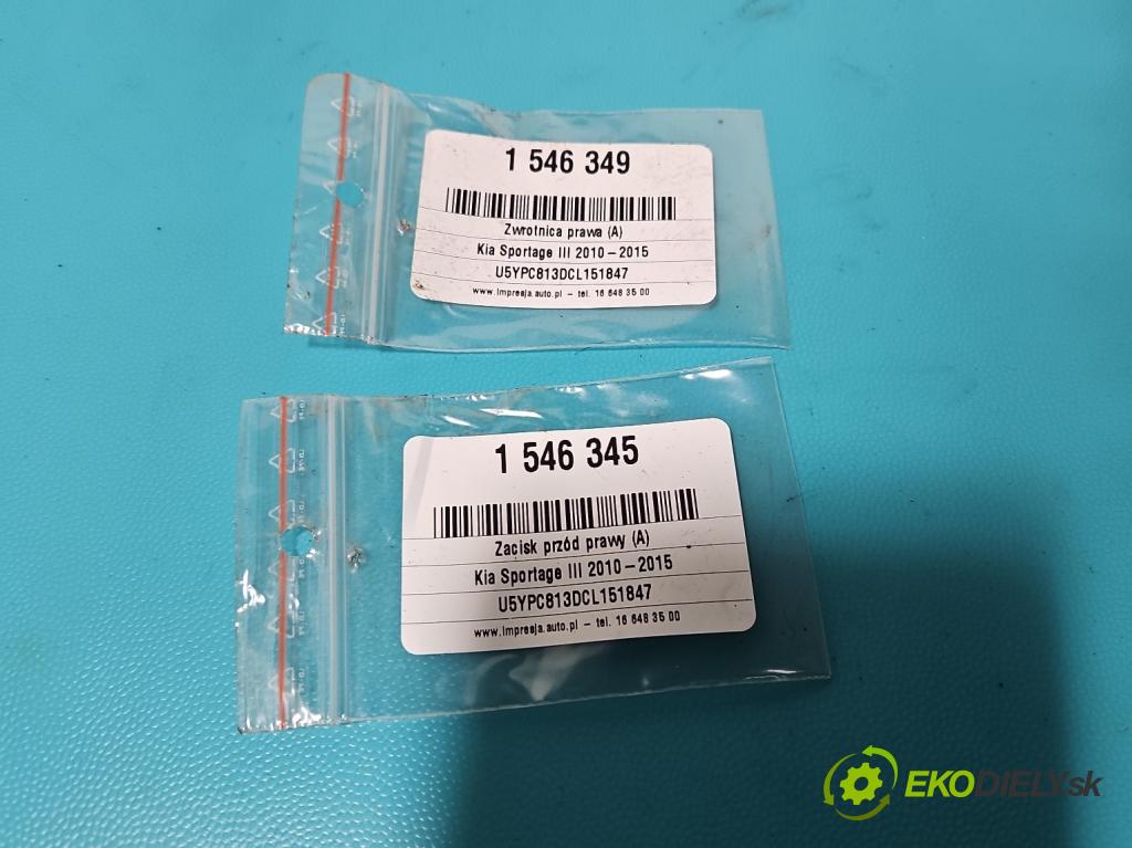 Kia Sportage III 2010-2015 2.0 crdi 184 hp automatic 135 kW 1995 cm3 5- náboj pravé  (Náboj kola)