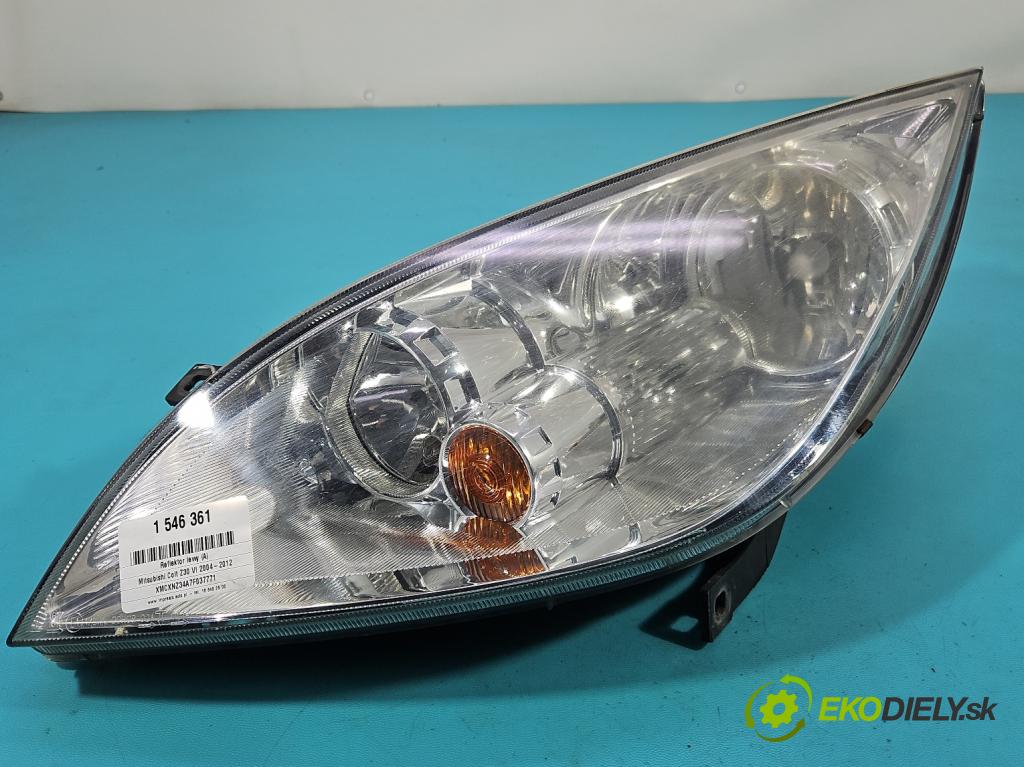 Mitsubishi Colt Z30 VI 2004-2012 1.3 16V 95 HP manual 70 kW 1332 cm3 5- Reflektor: ľavý 0301208201 (Kľučka dverí ostatné)