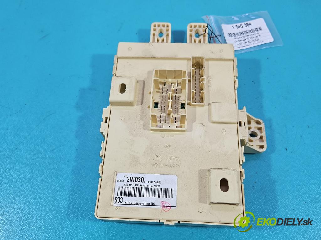 Kia Sportage III 2010-2015 2.0 crdi 184 hp automatic 135 kW 1995 cm3 5- skříňka pojistková 91950-3W030 (Pojistková skříňka)