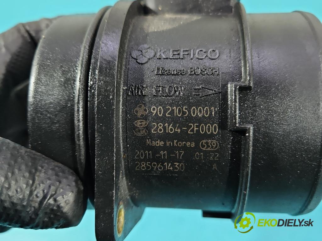 Kia Sportage III 2010-2015 2.0 crdi 184hp automatic 135 kW 1995 cm3 5- průtokoměr: 9021050001 (Váha vzduchu)