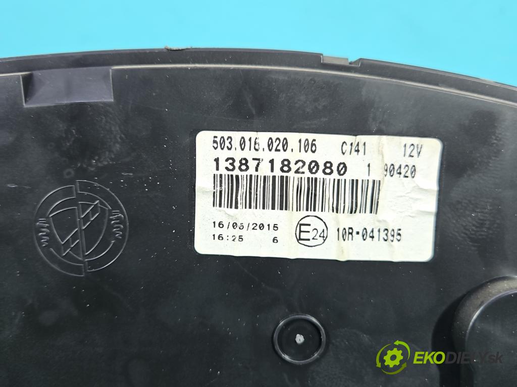 Fiat Ducato IV 2014- 2.0 jtd 116 HP manual 85 kW 1956 cm3 5- prístrojovka/ budíky 1387182080 (Prístrojová doska)