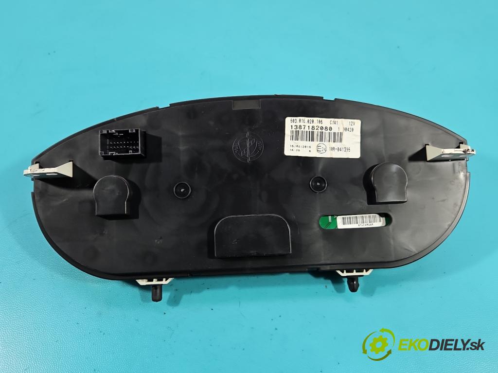 Fiat Ducato IV 2014- 2.0 jtd 116 HP manual 85 kW 1956 cm3 5- prístrojovka/ budíky 1387182080 (Prístrojová doska)