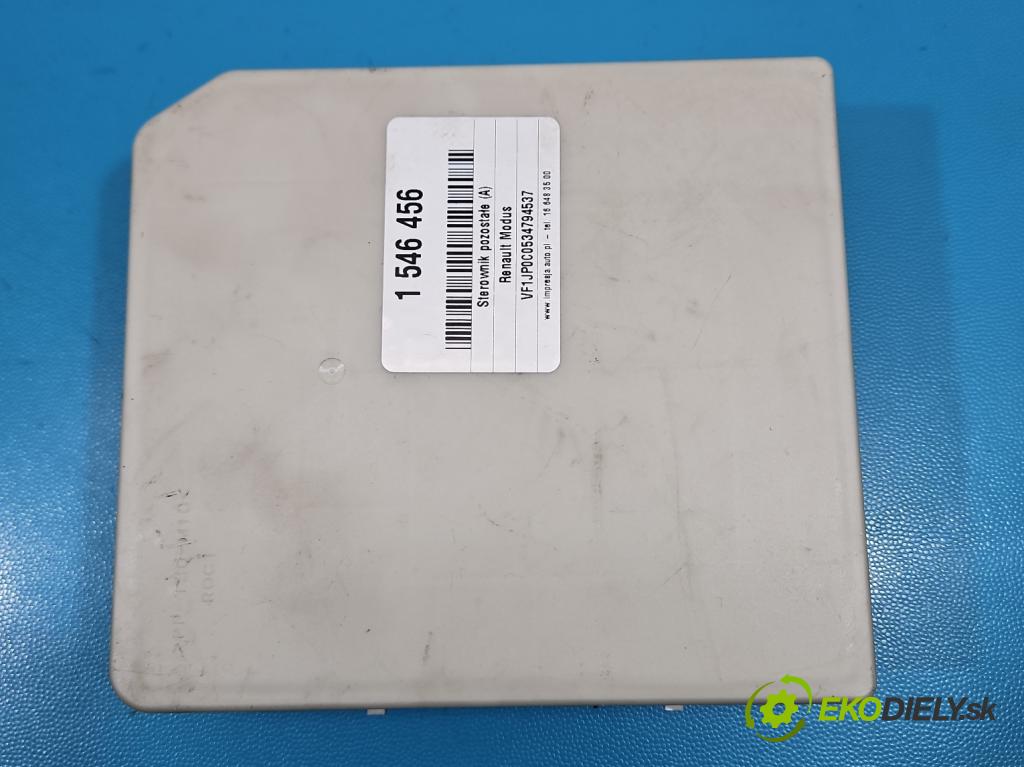 Renault Modus 1.2 16V 75 HP manual 55 kW 1149 cm3 5- riadiaca jednotka ostatné 233293D