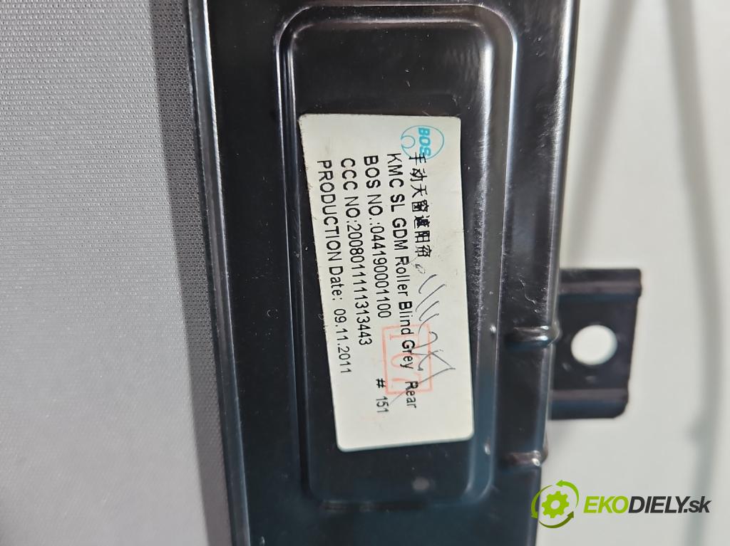 Kia Sportage III 2010-2015 2.0 crdi 184 hp automatic 135 kW 1995 cm3 5- roleta 044190001100 (Roleta zavazadlového prostoru)