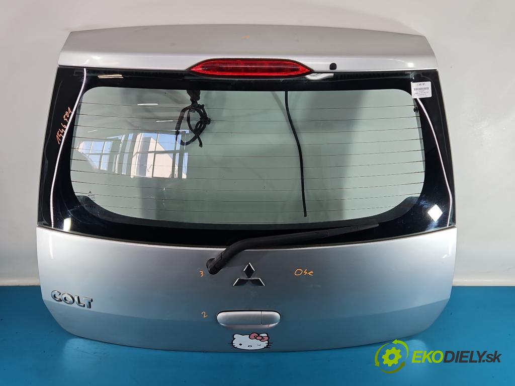 Mitsubishi Colt Z30 VI 2004-2012 1.3 16V 95 HP manual 70 kW 1332 cm3 5- zadna kufor  (Kapota zadná (kufor))