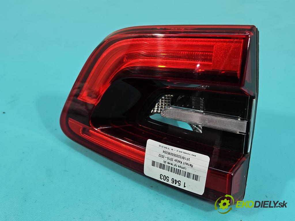 Renault Kadjar 2015-2022 1.2 131 HP manual 96 kW 1197 cm3 5- svetlo / reflektor zadné ľavé 265550151R (Kľučka dverí ostatné)