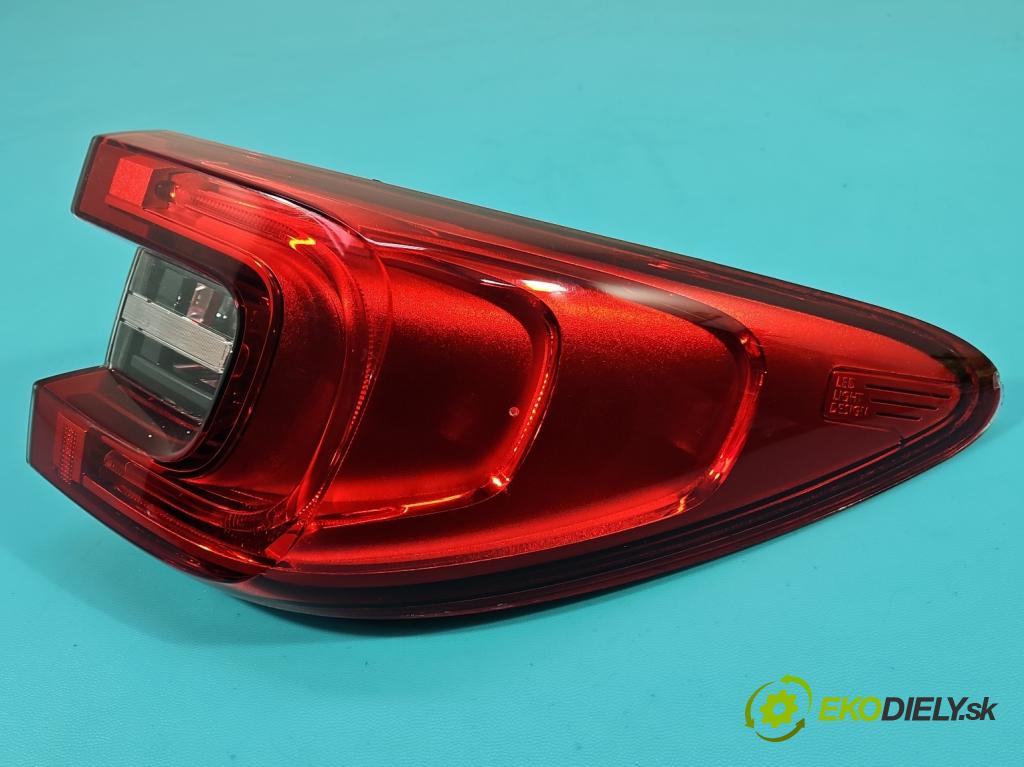 Renault Kadjar 2015-2022 1.2 131 HP manual 96 kW 1197 cm3 5- svetlo / reflektor zadné pravé 265508701R (Kľučka dverí ostatné)