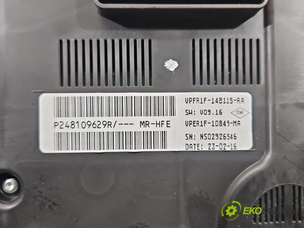 Renault Kadjar 2015-2022 1.2 131 HP manual 96 kW 1197 cm3 5- prístrojovka/ budíky P248109629R (Prístrojová doska)