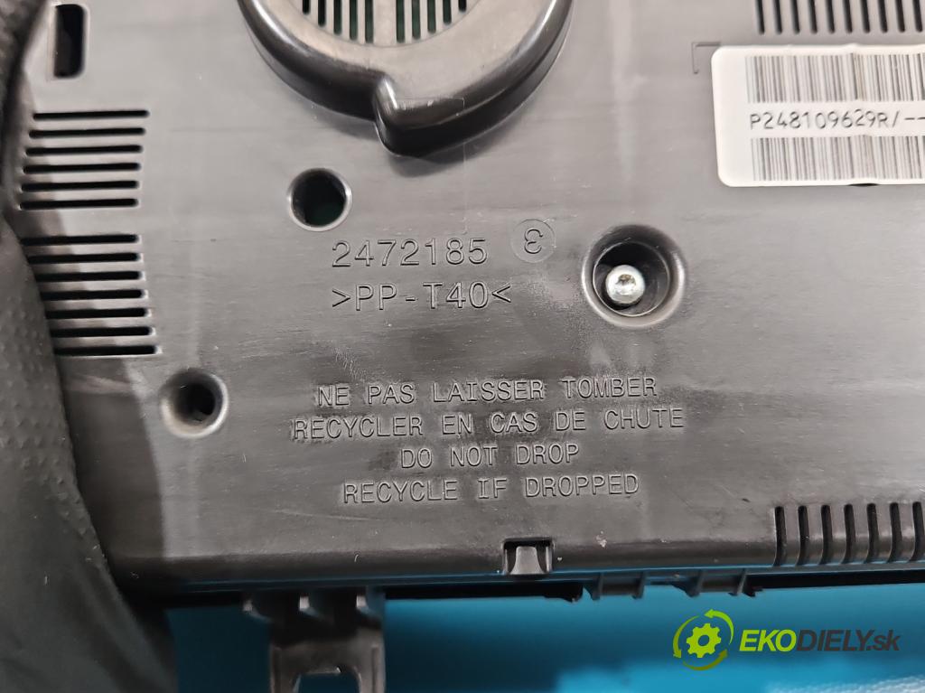 Renault Kadjar 2015-2022 1.2 131 HP manual 96 kW 1197 cm3 5- prístrojovka/ budíky P248109629R (Prístrojová doska)