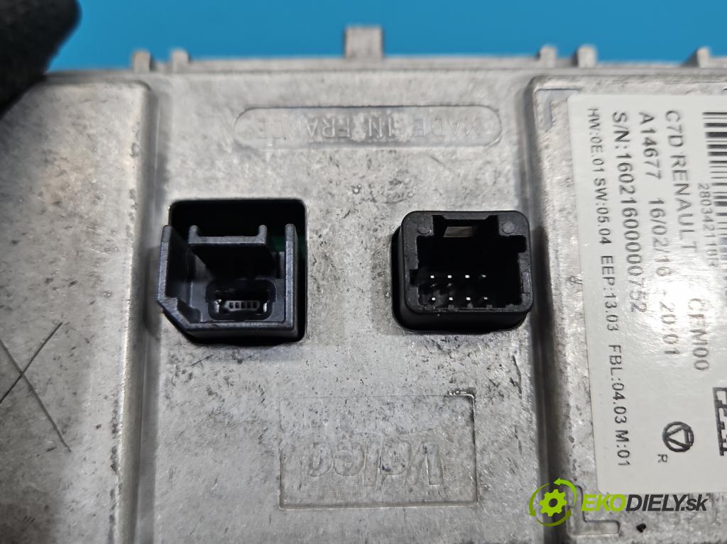 Renault Kadjar 2015-2022 1.2 131 HP manual 96 kW 1197 cm3 5- Zobrazit: 280342118R (Prístrojová doska)