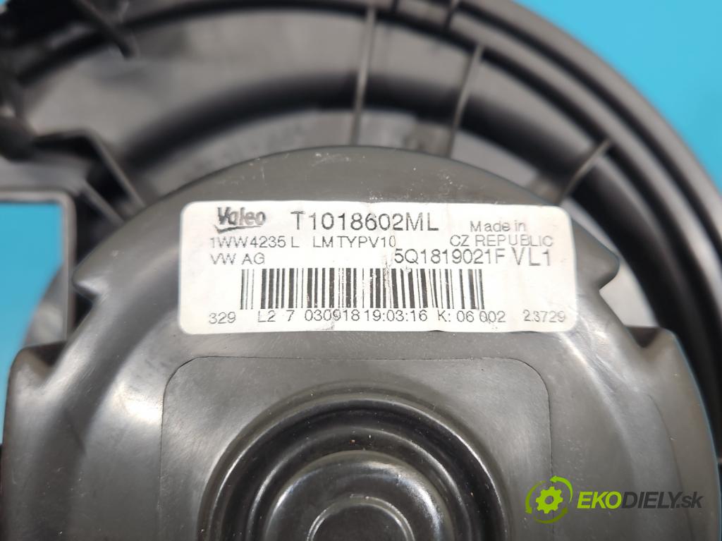 Skoda Kodiaq I 2.0 tdi 150 HP automatic 110 kW 1968 cm3 5- ventilátor vzduchu 5Q0907521F