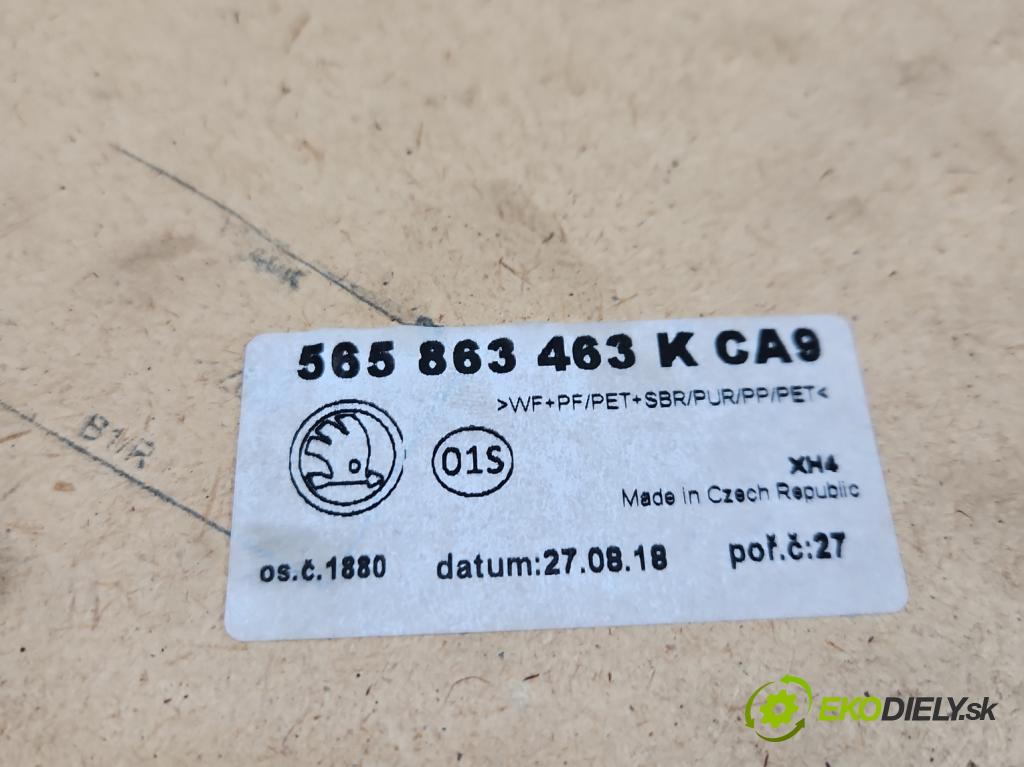 Skoda Kodiaq I 2.0 tdi 150 HP automatic 110 kW 1968 cm3 5- koberec do auta kufra: 565863463K