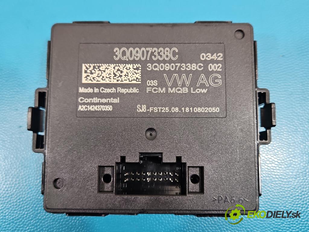 Skoda Kodiaq I 2.0 tdi 150 HP automatic 110 kW 1968 cm3 5- riadiaca jednotka ostatné 3Q0907338C