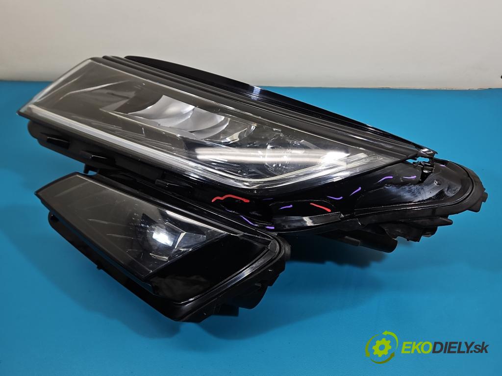 Skoda Kodiaq I 2.0 tdi 150 HP automatic 110 kW 1968 cm3 5- Reflektor: ľavý 1ZX012669-25 (Kľučka dverí ostatné)