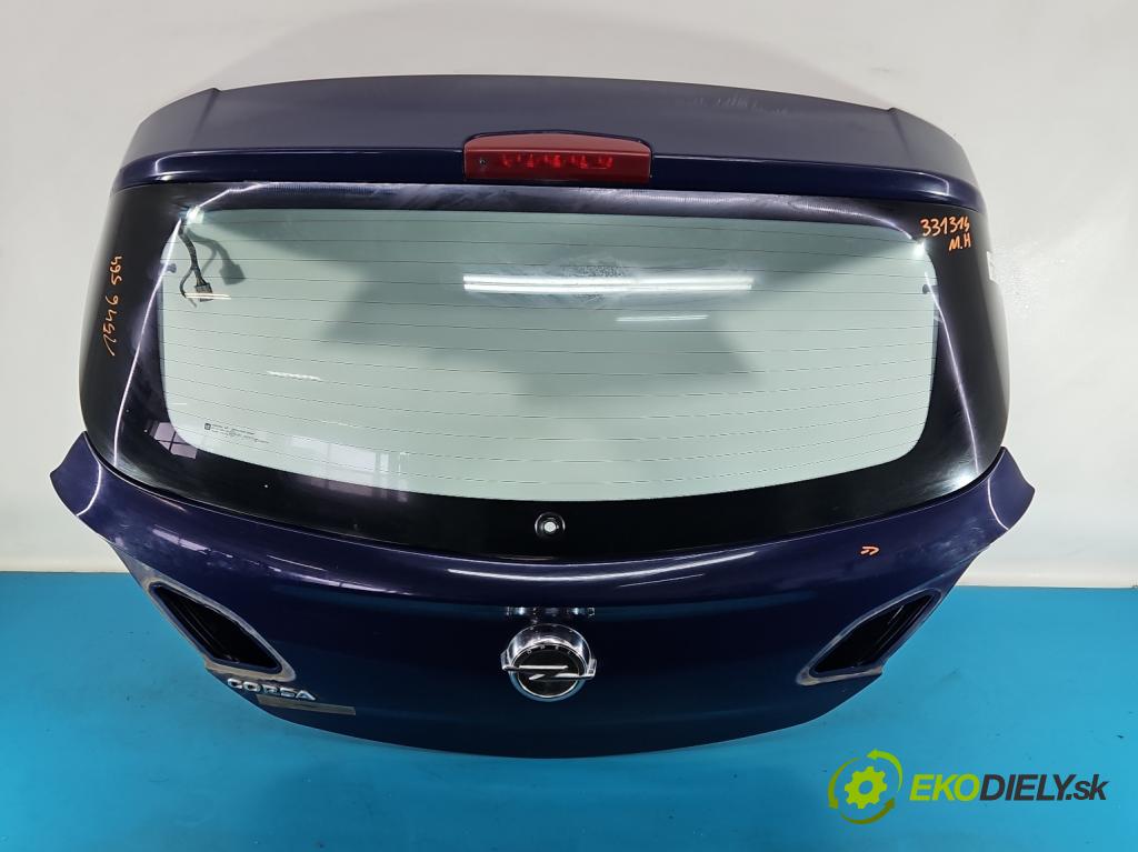 Opel Corsa E 2014-2019 1.4 16V 75 hp manual 55 kW 1398 cm3 5- zadní kufrové dveře  (Zadní kapota (kufr))