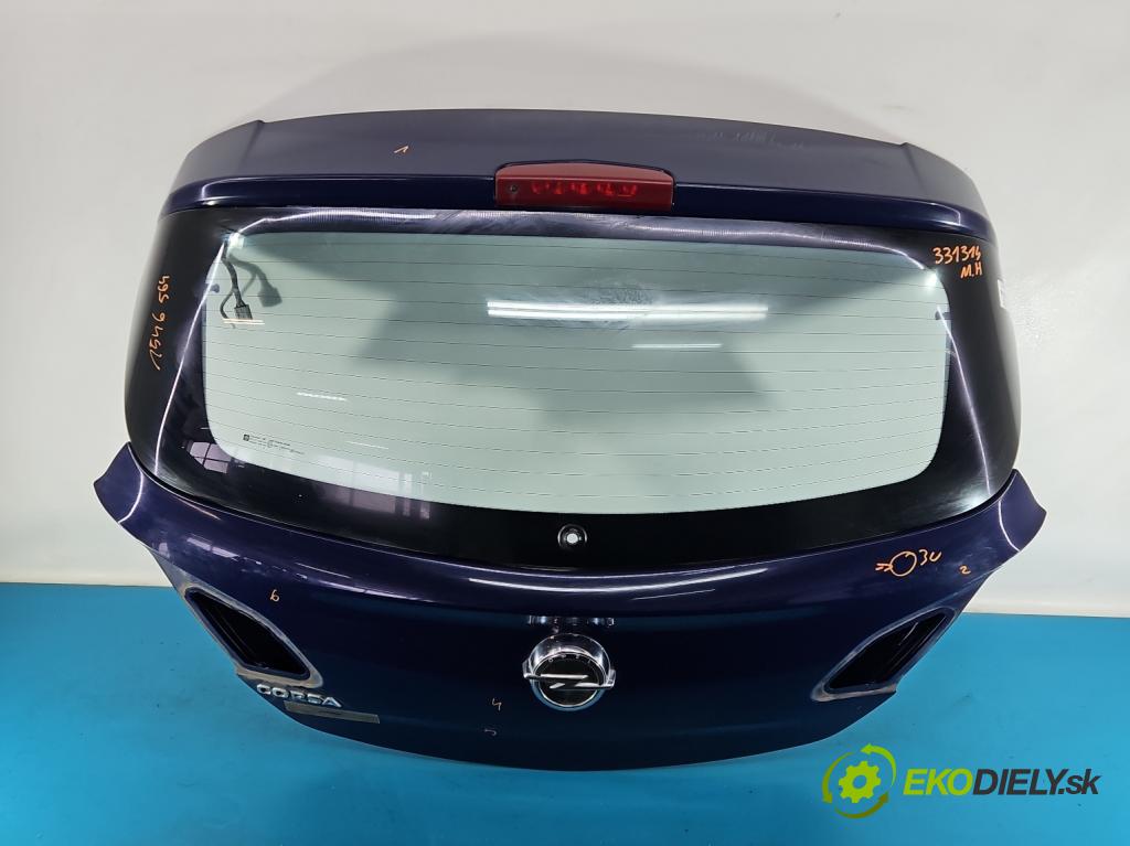 Opel Corsa E 2014-2019 1.4 16V 75 hp manual 55 kW 1398 cm3 5- zadní kufrové dveře  (Zadní kapota (kufr))