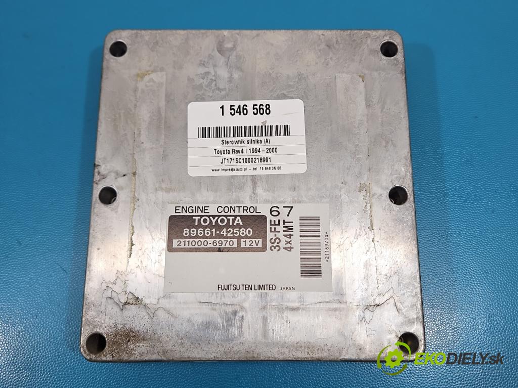 Toyota Rav4 I 1994-2000 2.0 16V 128 HP manual 94 kW 1998 cm3 3- riadiaca jednotka motora 89661-42580