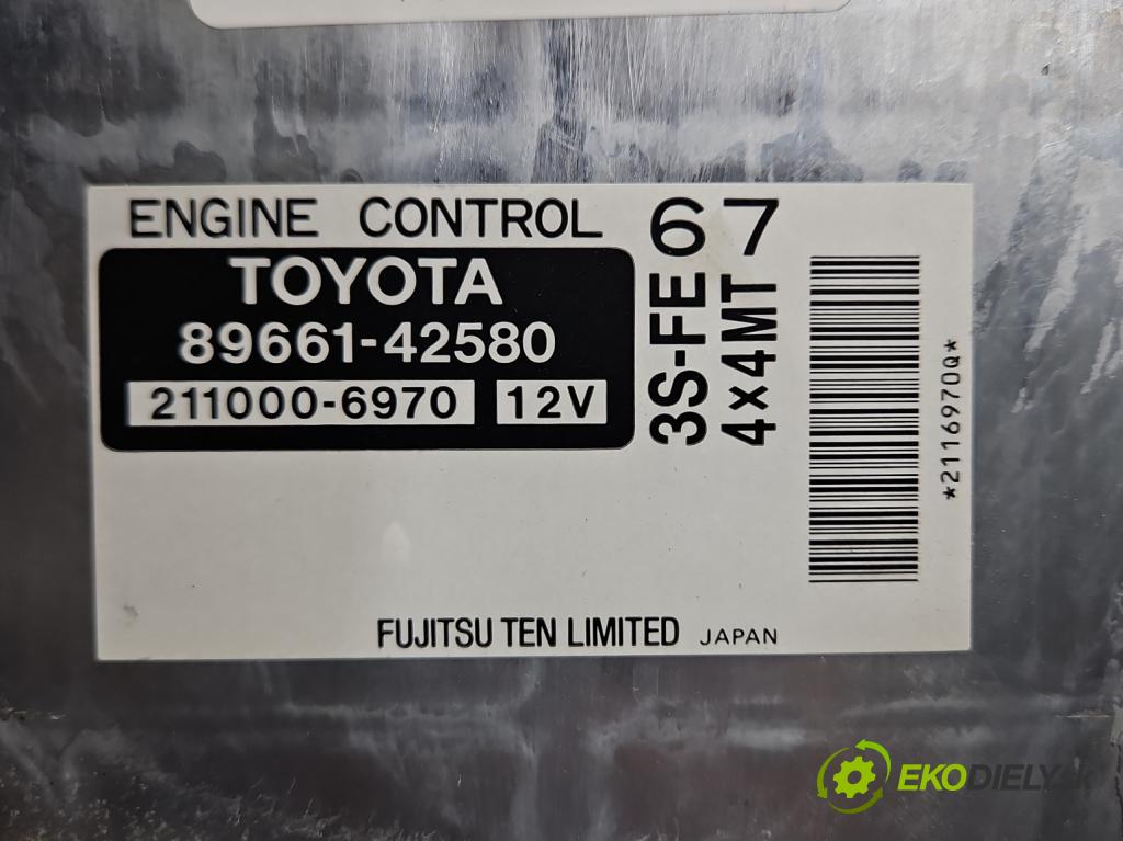 Toyota Rav4 I 1994-2000 2.0 16V 128 HP manual 94 kW 1998 cm3 3- riadiaca jednotka motora 89661-42580
