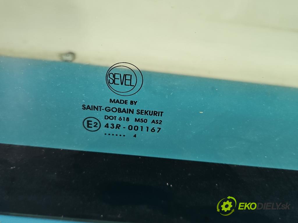 Fiat Ducato IV 2014- 2.0 jtd 116 HP manual 85 kW 1956 cm3 5- sklo zadné pravé